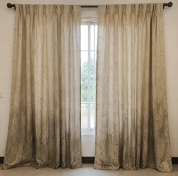 Before Residential Home Curtain Cleaning