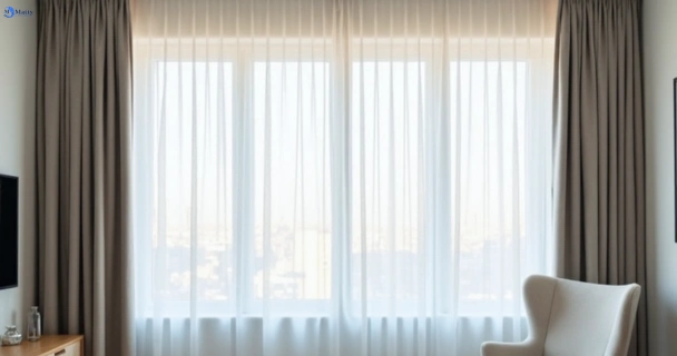Freshly steam cleaned curtains in eveleigh-nsw QLD